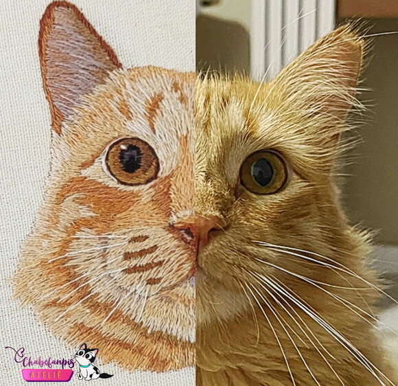 Bordado Realista PET - 16 cm