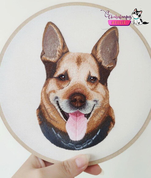 Bordado Realista PET - 16 cm