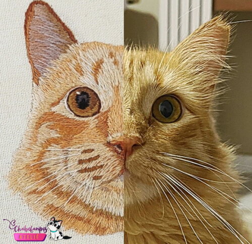 Bordado Realista PET - 16 cm