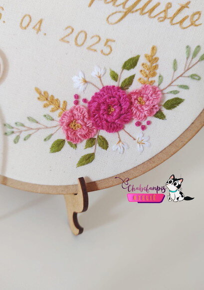 Porta Alianças Bordado - 18cm