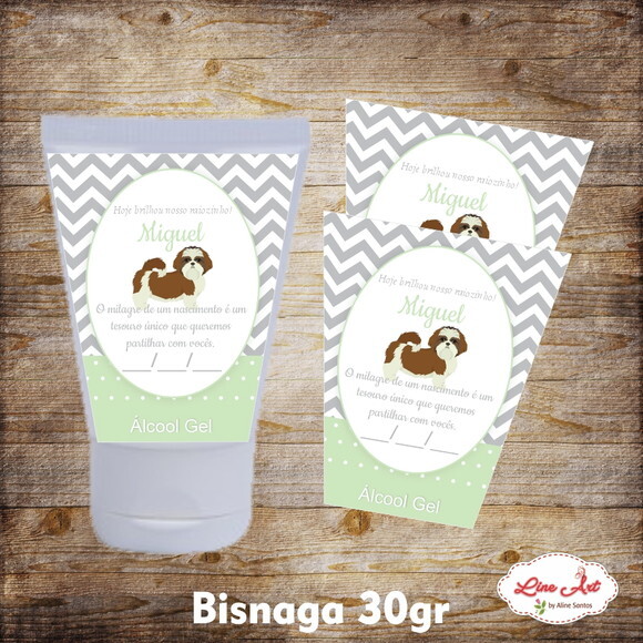 Adesivo bisnaga - Chevron \Cachorrinho