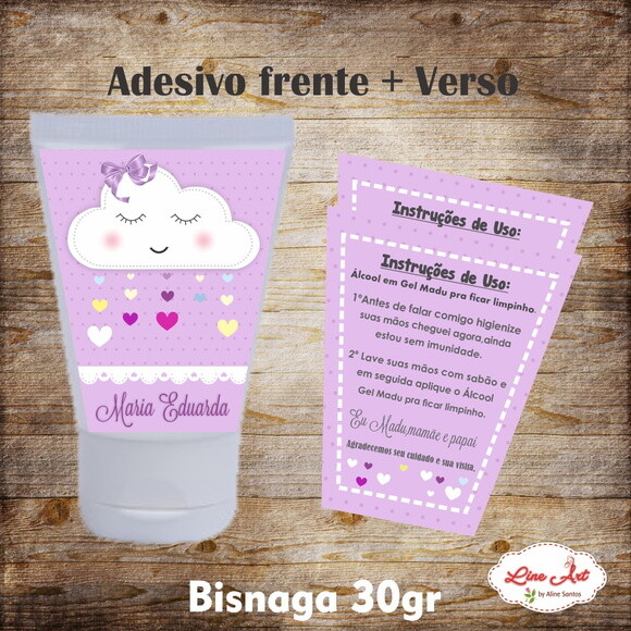 Adesivo bisnaga - Chuva de Amor/Maternidade