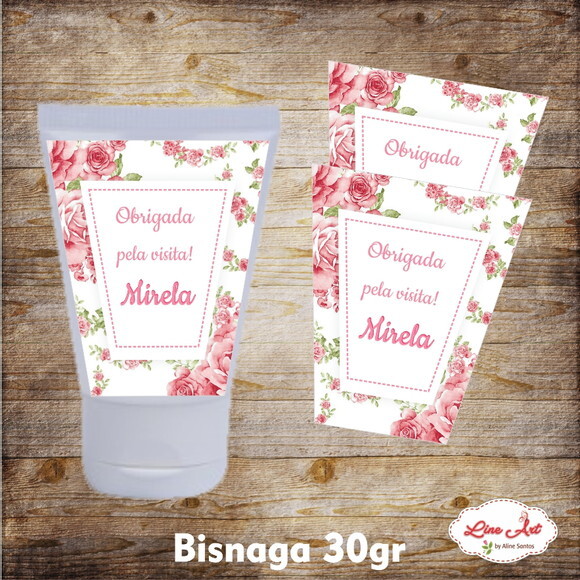 Adesivo bisnaga maternidade - Floral