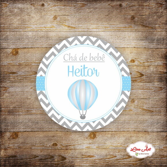Adesivo latinha - Chevron balãozinho