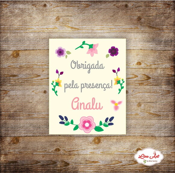 Adesivo Maternidade - Floral
