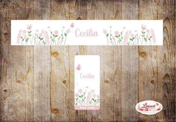 Kit Personalizado - Maternidade Floral \ Borboleta