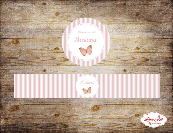 Kit Personalizado - Maternidade Borboleta