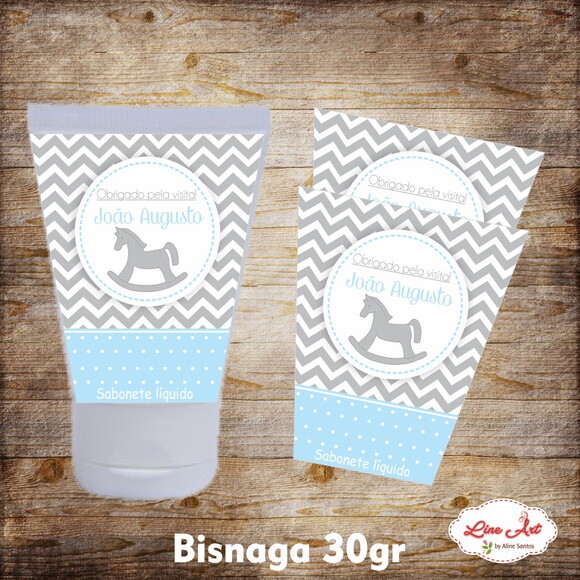 Rótulo bisnaga 30 gramas - Chevron Cavalinho