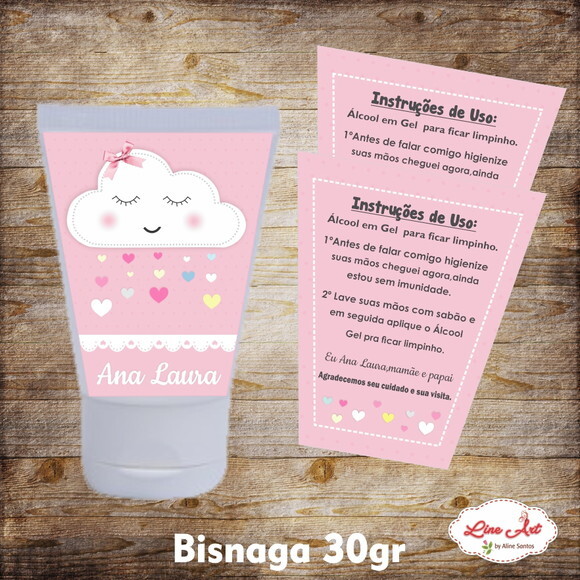 Rótulo Digital Bisnaga - Chuva de Amor