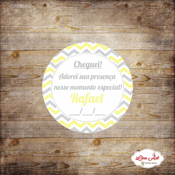 Tag agradecimento - Chevron