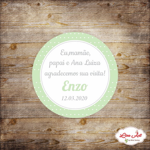 Tag Agradecimento - Maternidade
