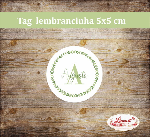 Tag Agradecimento - Maternidade \ Verde