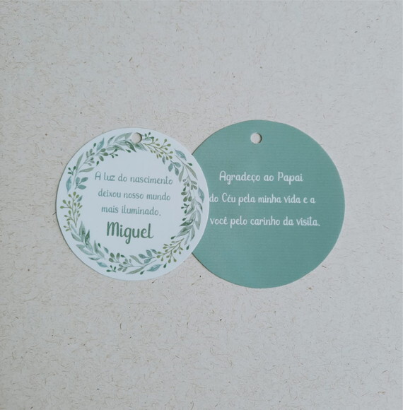 Tag Agradecimento - Maternidade Dupla