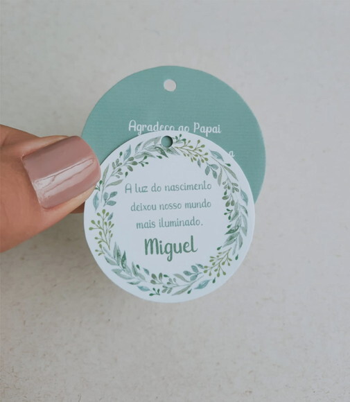 Tag Agradecimento - Maternidade Dupla