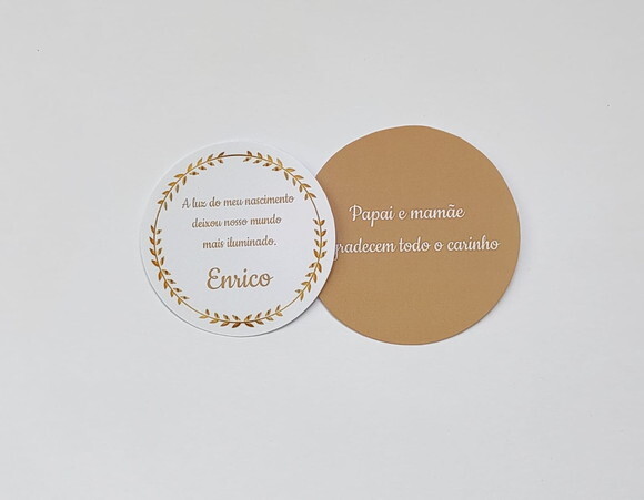 Tag Agradecimento - Maternidade Dupla