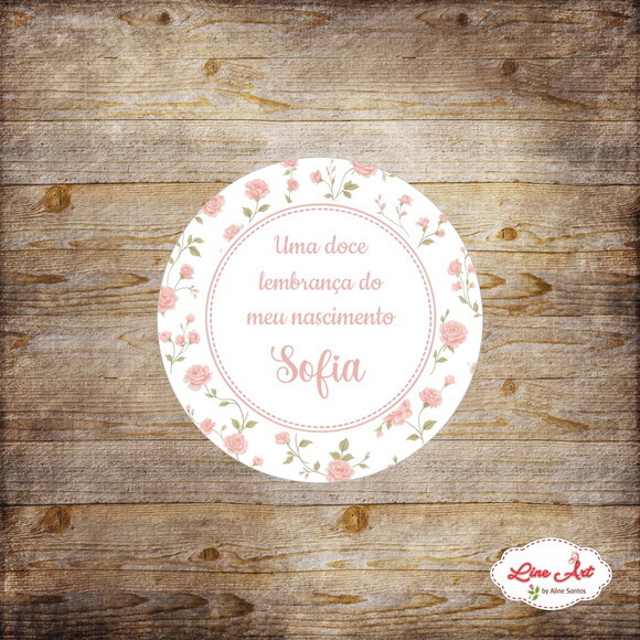 Tag Agradecimento - Maternidade Floral