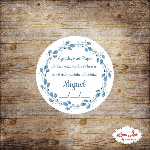 Tag Agradecimento - Maternidade Floral