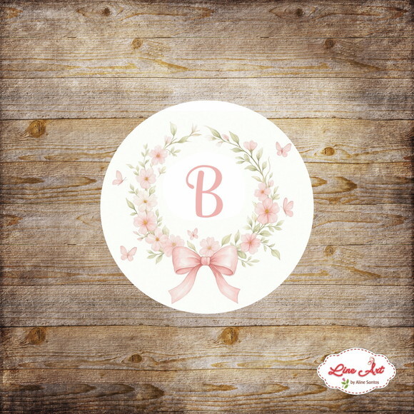 Tag Agradecimento - Maternidade Floral \ Borboleta