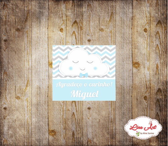 Tag digital maternidade - Chuva de amor