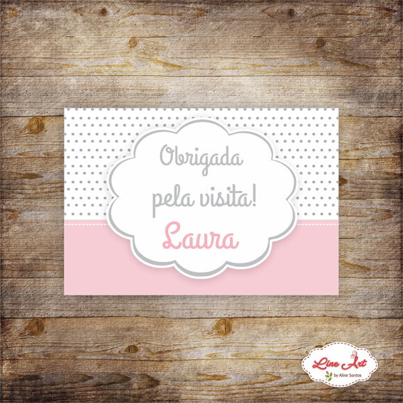 Tag lembrancinha - Maternidade
