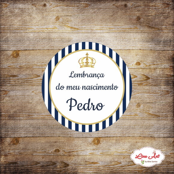 Tag lembrancinha - Realeza/Maternidade