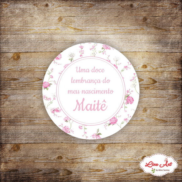 Tag Maternidade -floral