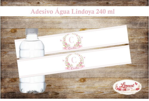 Adesivo Água Lindoya 240 ml - Floral \ Borboleta