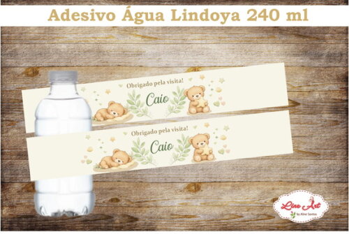 Adesivo Água Lindoya 240 ml - Maternidade \ Ursinho