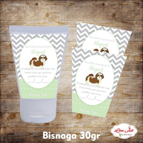 Adesivo bisnaga - Chevron \Cachorrinho