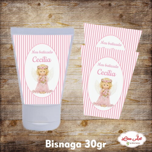 Adesivo bisnaga\ Álcool -Batizado