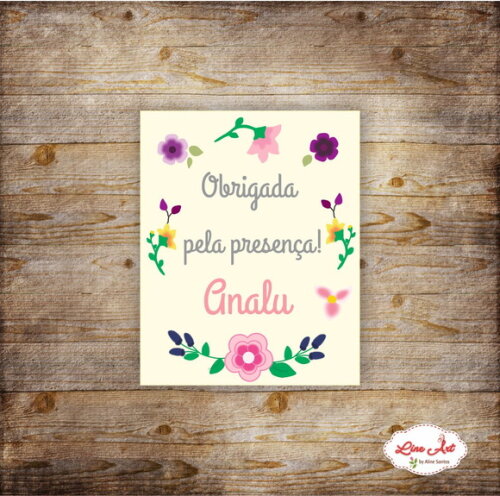 Adesivo Maternidade - Floral