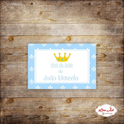 Adesivo mini mamadeira Realeza