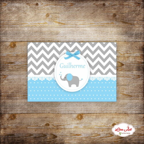 Adesivo mini mamadeira chevron