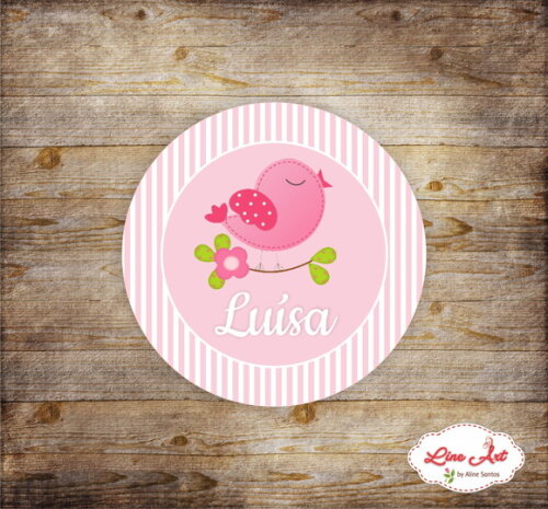 Adesivo Personalizado - Passarinho