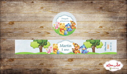 Adesivo Personalizado - Ursinho Pooh