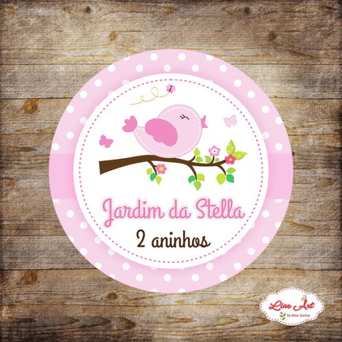 Adesivo sacolinha - Jardim