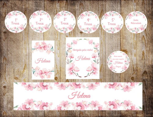 Kit Maternidade Floral