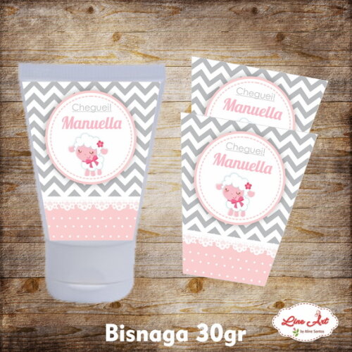 Rótulo bisnaga 30 gramas - Chevron Ovelha