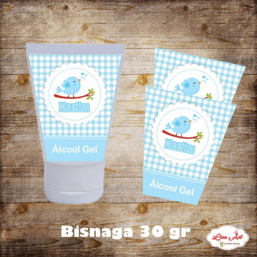Rótulo bisnaga 30 gramas - Passarinho