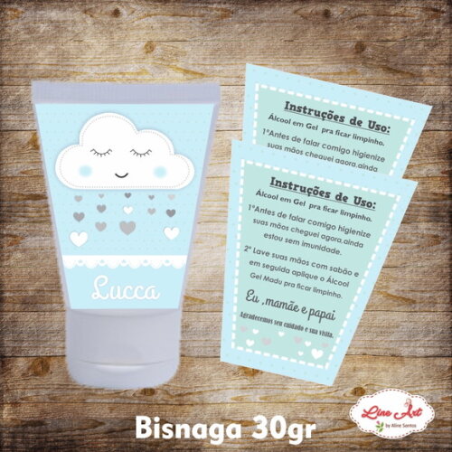 Rótulo digital Bisnaga - Chuva de Amor