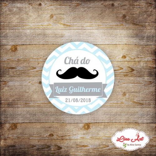 Tag agradecimento - Bigode