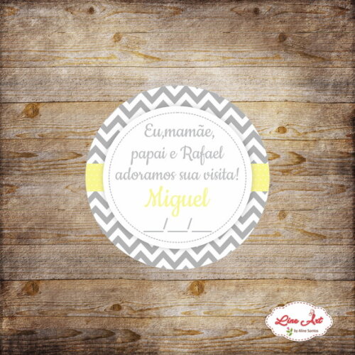 Tag agradecimento - Chevron