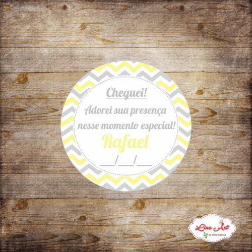 Tag agradecimento - Chevron
