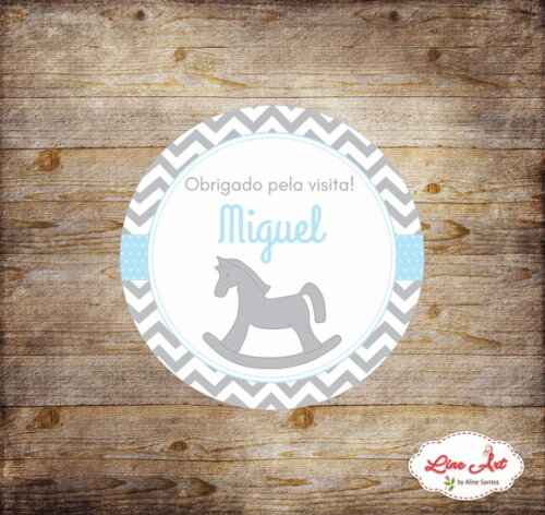 Tag Agradecimento - Cavalinho\chevron
