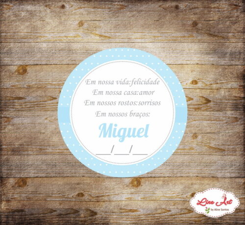 Tag Agradecimento - Maternidade