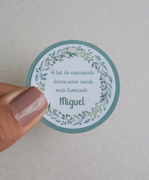 Tag Agradecimento - Maternidade Dupla