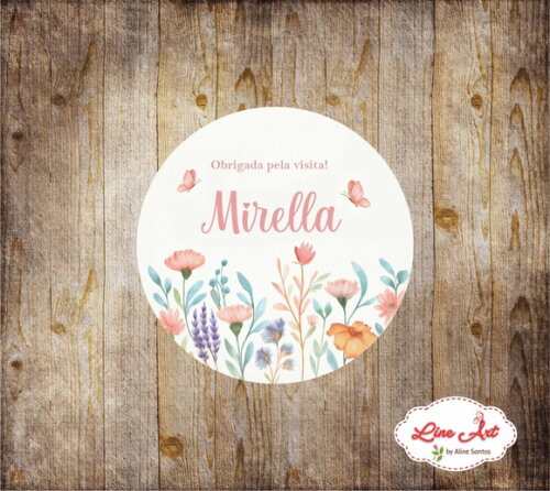 Tag Agradecimento - Maternidade Floral