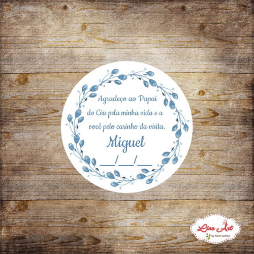 Tag Agradecimento - Maternidade Floral