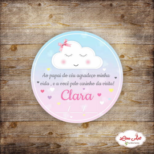 Tag Lembrancinha - Chuva de Amor