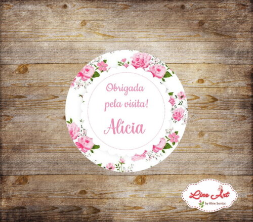Tag Maternidade - Floral